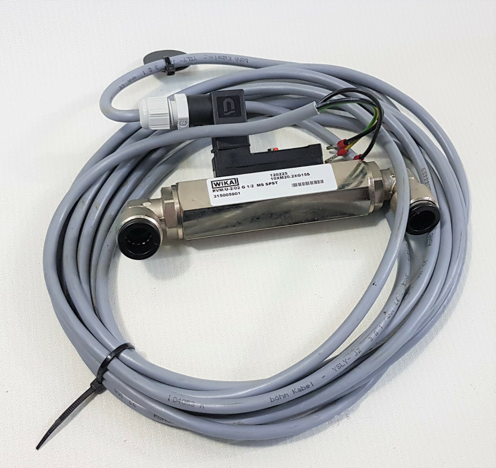 Wika 120225 Flow Monitor Flow Meter RVM/U-2/02 G1/2 MS SPST