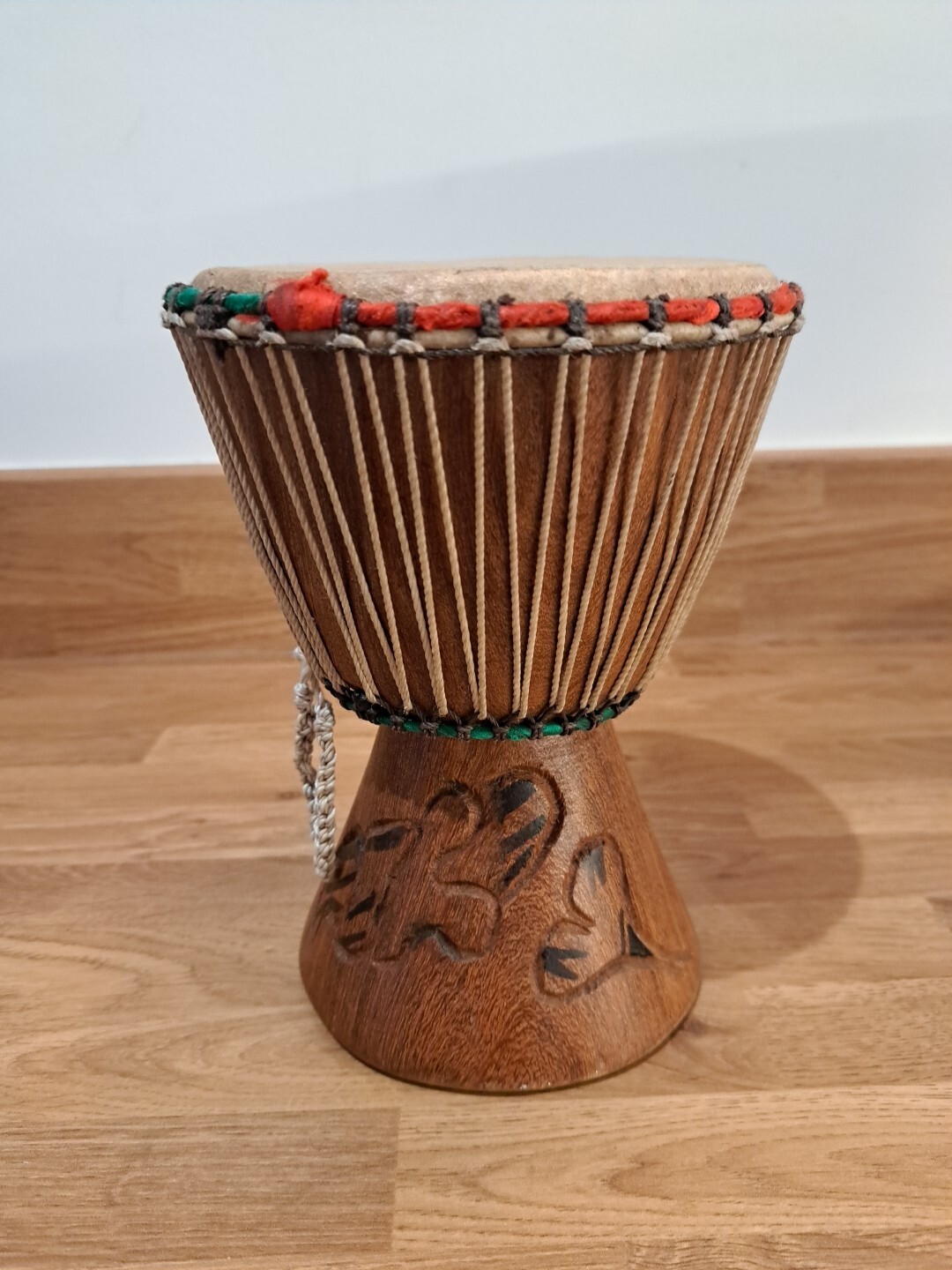 Small D'Jembe Drumb African Drum Hand Made Senegalese Drum 19cm tall