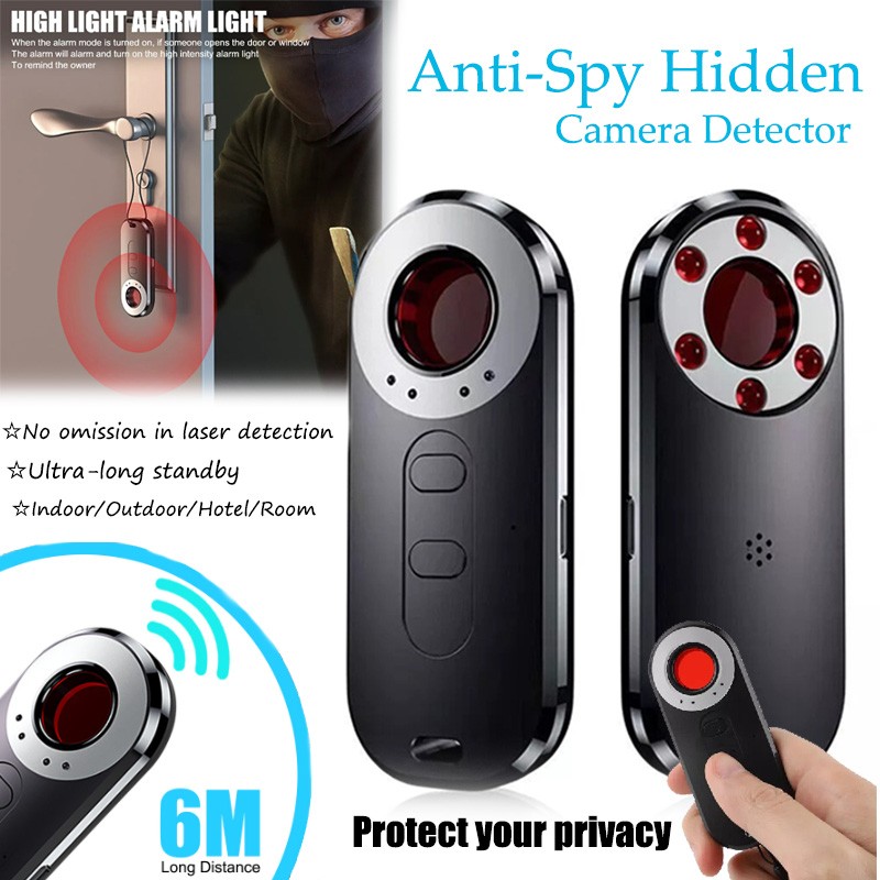 Mini Anti-spy Hidden Camera Detector Prevent Monitoring Finder Signal Hotel Room