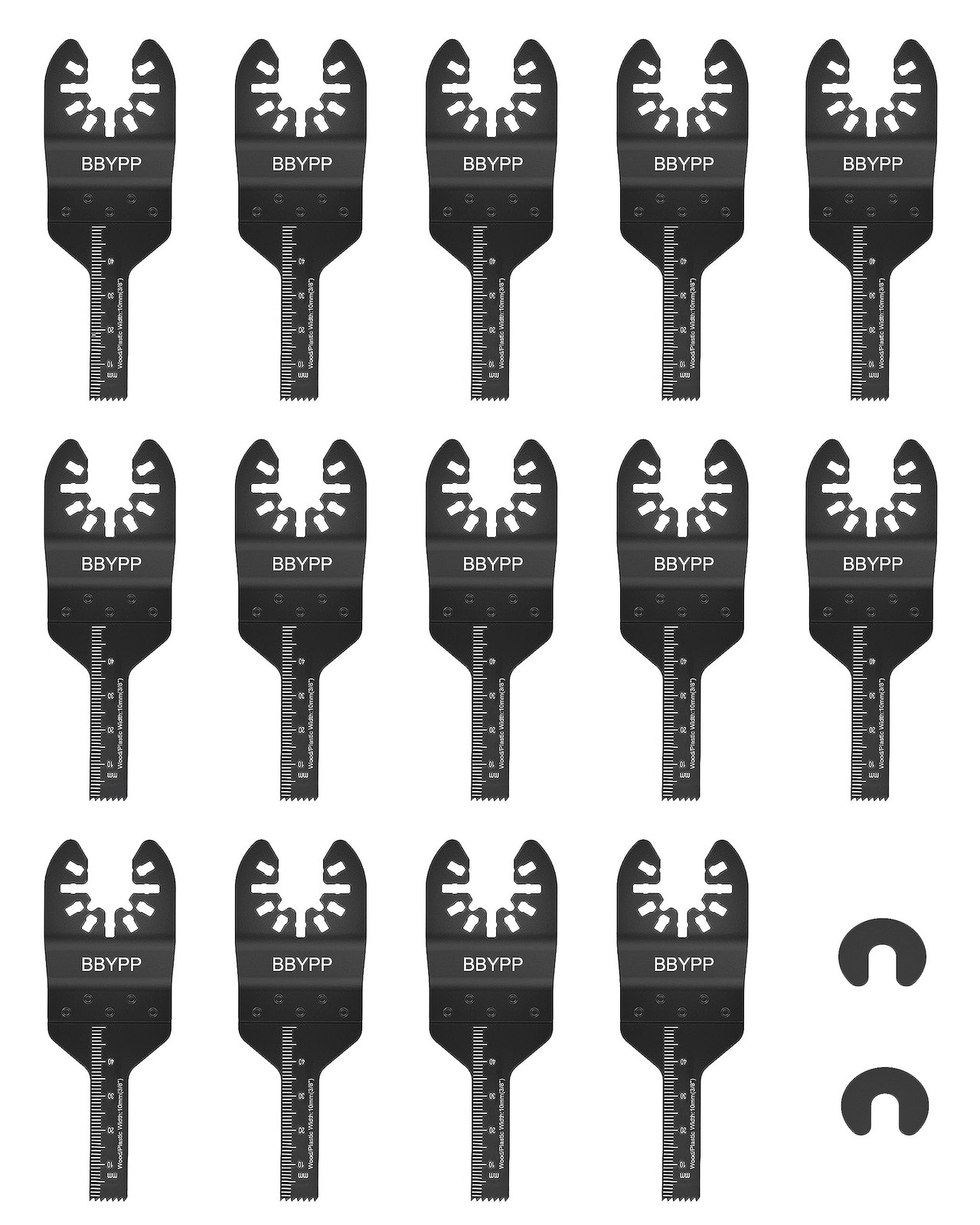 14pcs Oscillating Saw Blades, 3/8 Inch Professional Universal Multitool Blade...