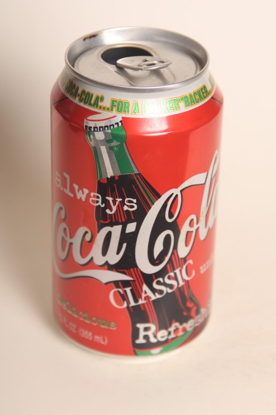 Coca-Coke soda can - Green Bay Packers