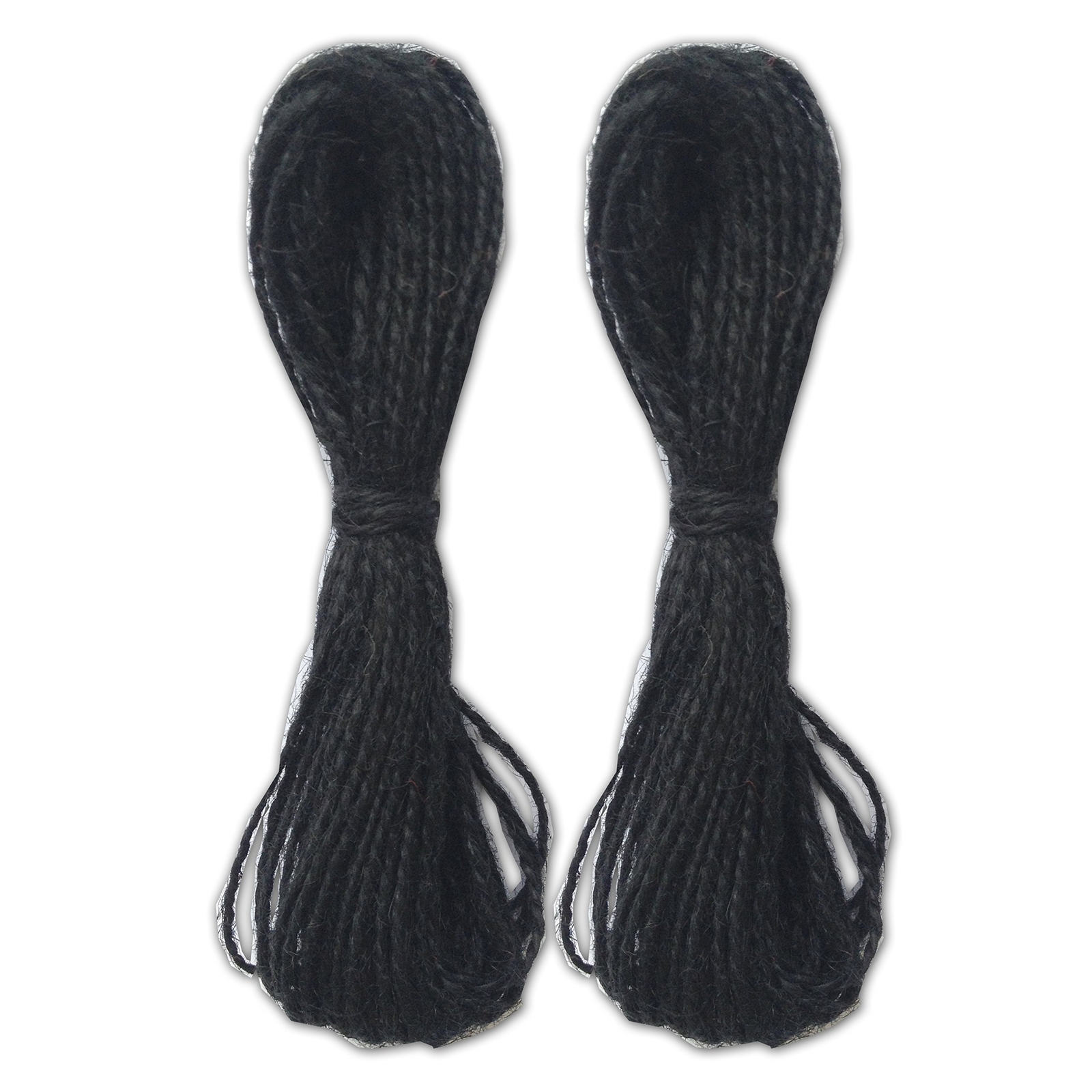 Jute Cord 1.5mm 45ft/Pack Pack of 2 Black