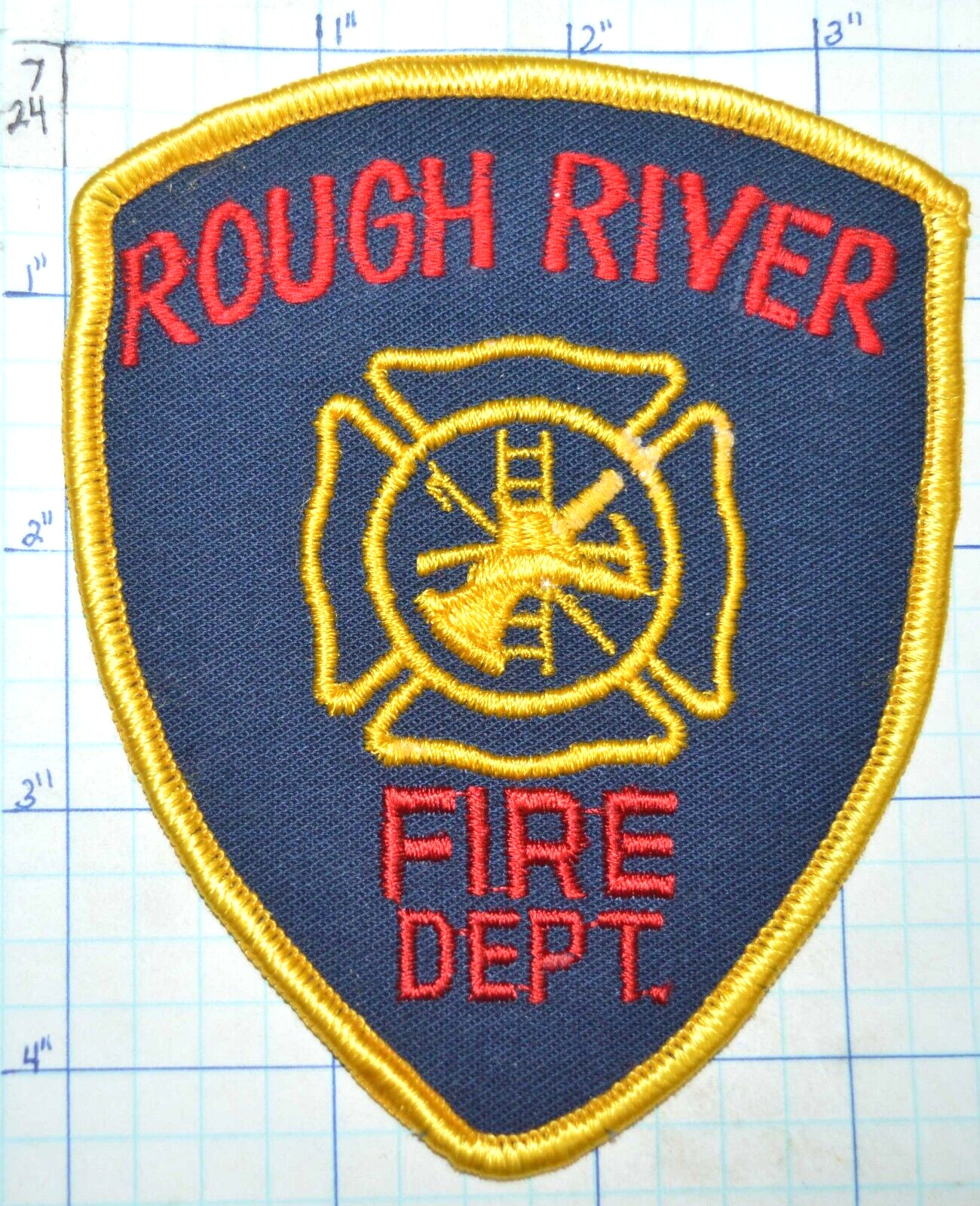 KENTUCKY, ROUGH RIVER FIRE DEPT VINTAGE PATCH