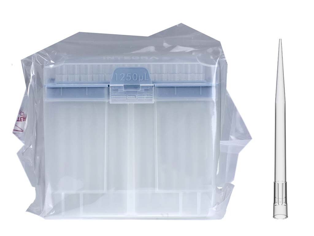 6445 Integra Pipette Tips 1250 uL GRIPTIP Sterile, Filter- 1,920 Tips Total