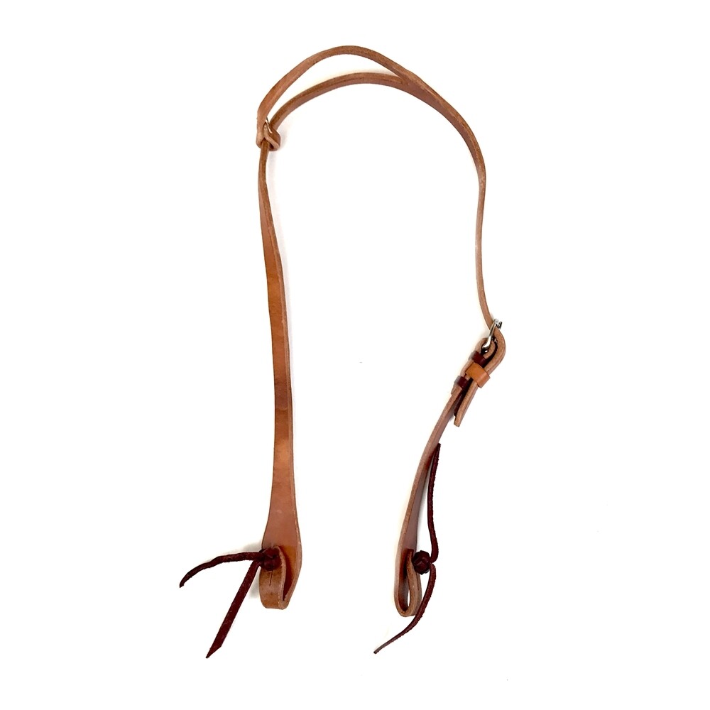 Elite Headstall, Hand Laced, Pineapple Knots (Russet)