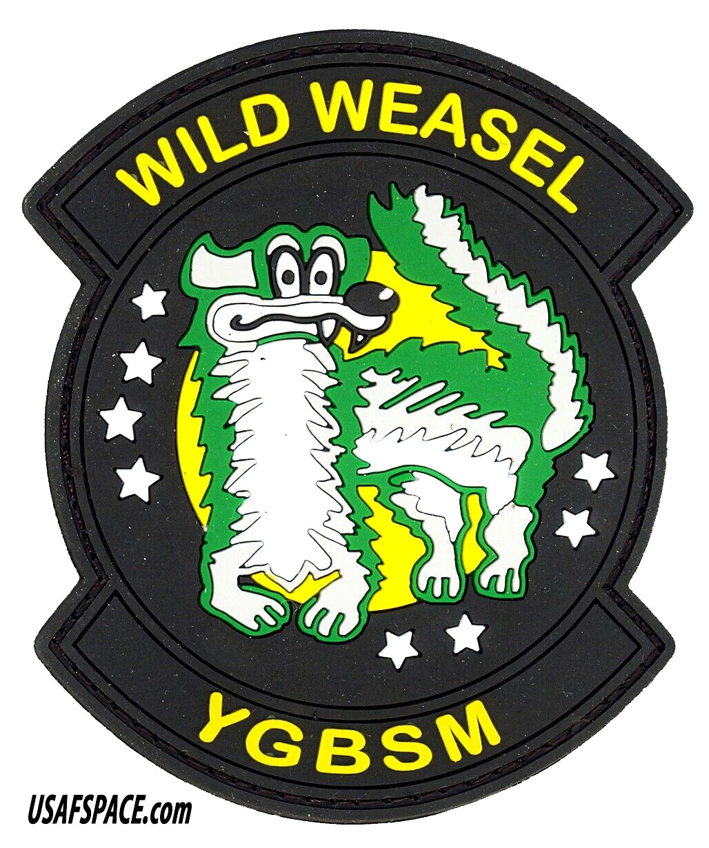 USAF 422d TEST & EVALUATION SQ-422 TES- F-16 WILD WEASEL -Nellis AFB- PVC PATCH
