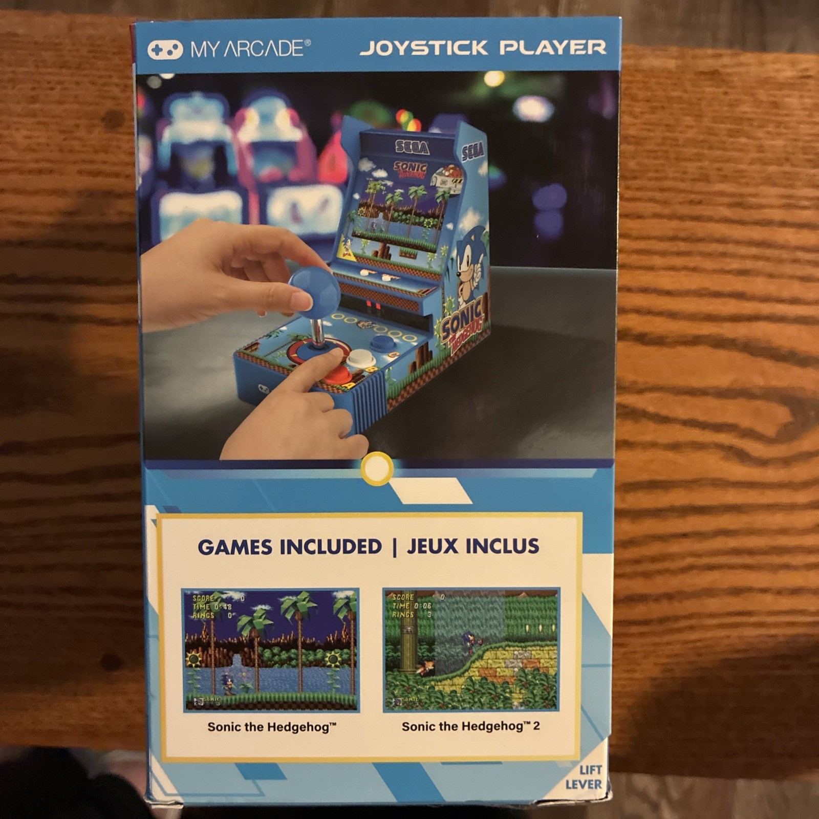 My Arcade Sonic The Hedgehog Joystick Player 2in1 Sega Classic Arcade 6+ New