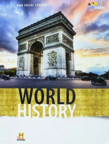 HMH Social Studies World History: Student Edition 2018 - Hardcover - GOOD