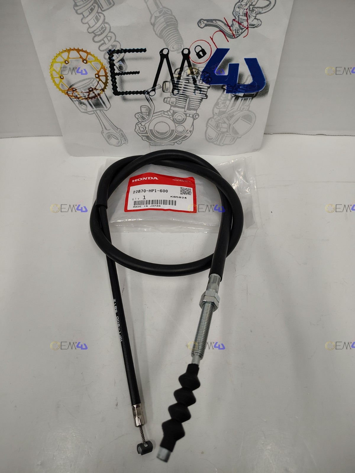 Honda Genuine OEM Clutch Cable 2006-2014 TRX450 R ER 22870-HP1-600