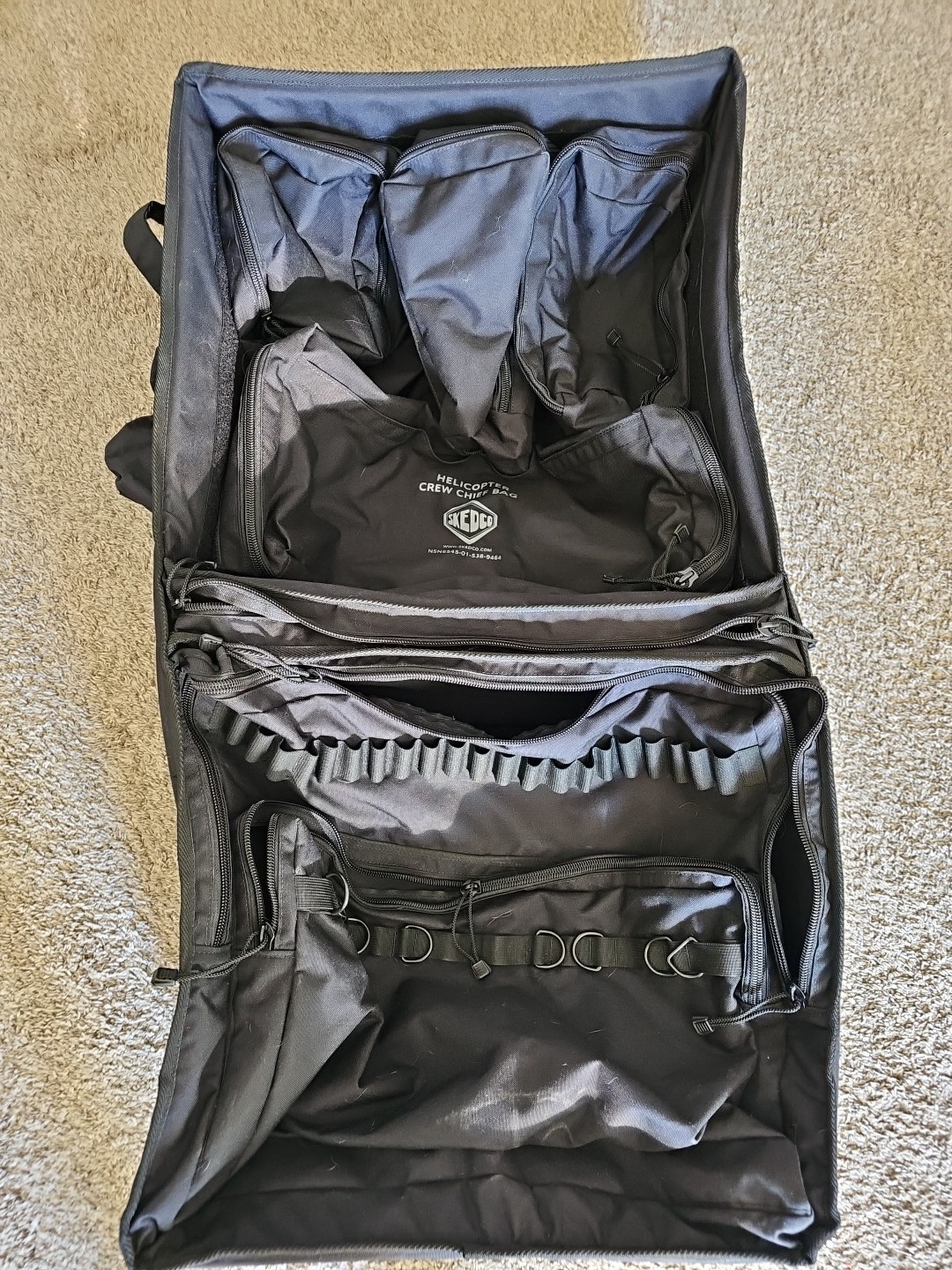 Skedco SK-1151 Helicopter Crew Chief Bag 6545-01-538-9464 HUGE EQUIPMENT BAG