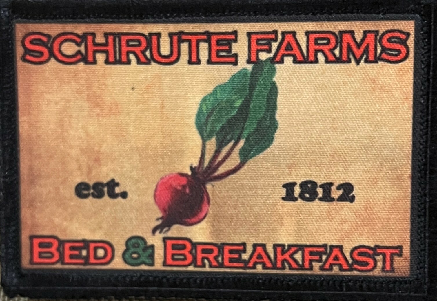 The Office Schrute Farms Morale Patch Tactical Military Army
