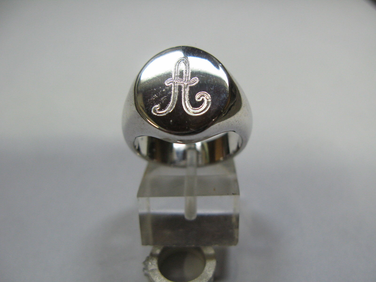 MENS BAND I SILVER 925 WITH INITIAL ENGRAVING FREE CRAFTSMANSHIP