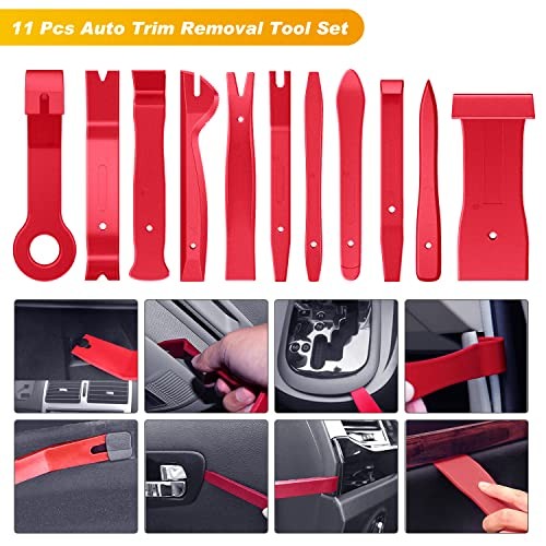 102Pcs Trim Removal Tool, Auto Terminal Removal 42Pcs Remover + 60Pcs Clips