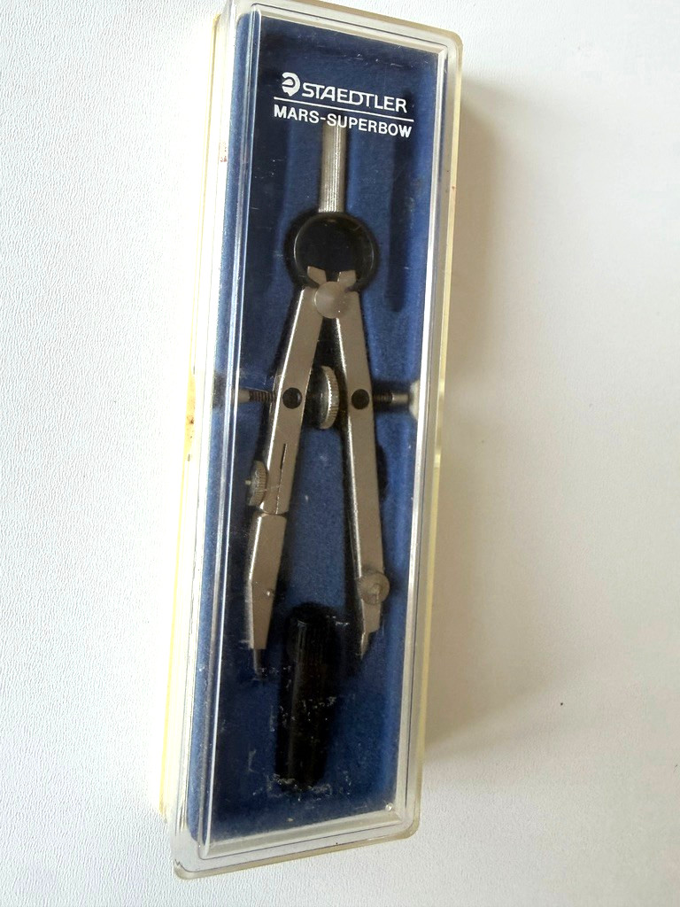 Staedtler Mars Superbow Compass Set Boxed Vintage Drafting Tool