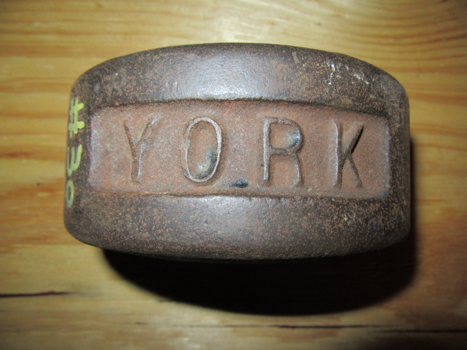 YORK Roundhead Half 30 Pound Blob Grip YORK Side 1st Generation