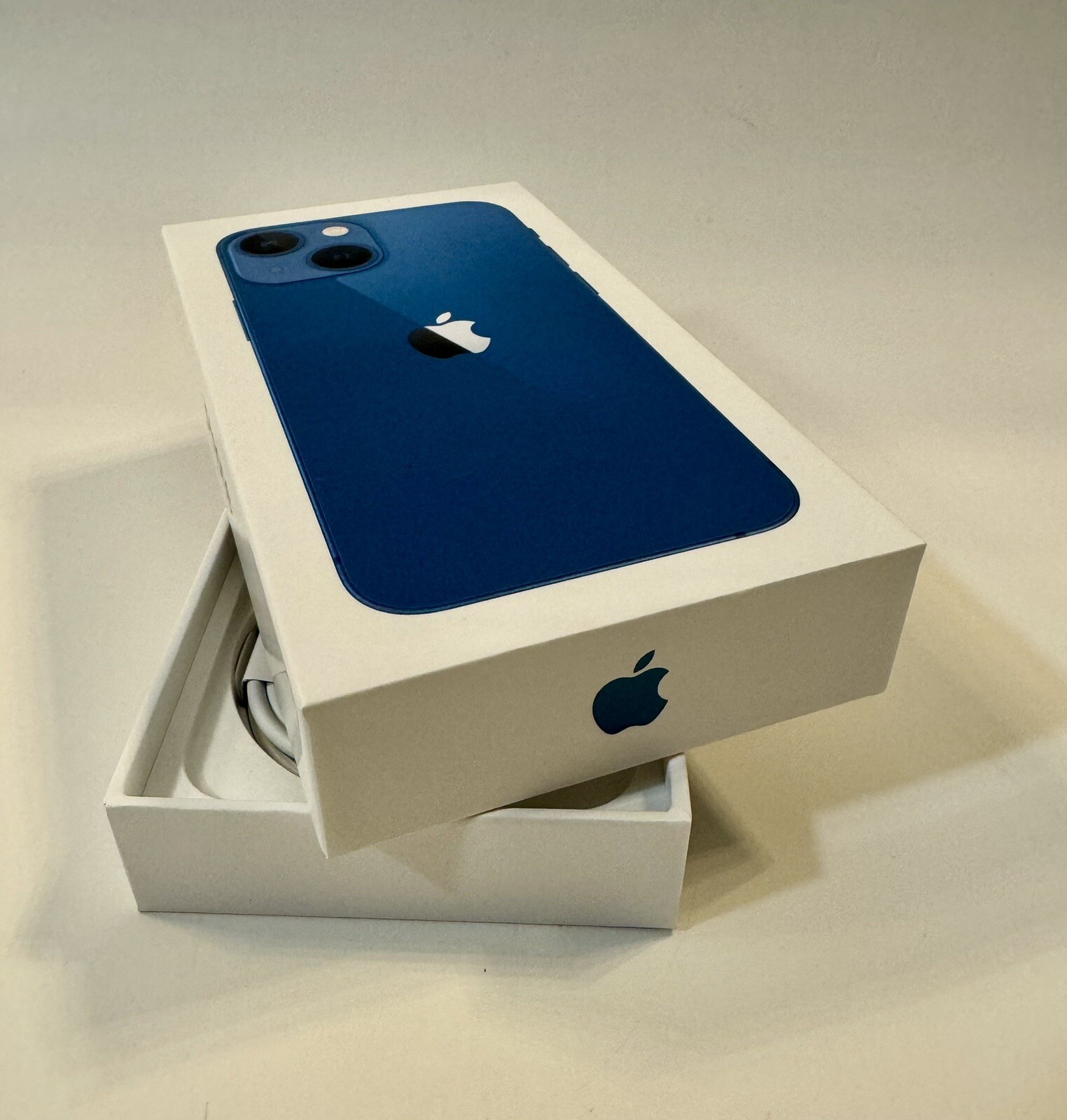 iPhone 13 mini Blue 128 GB Empty Box And Accessories *No Phone*