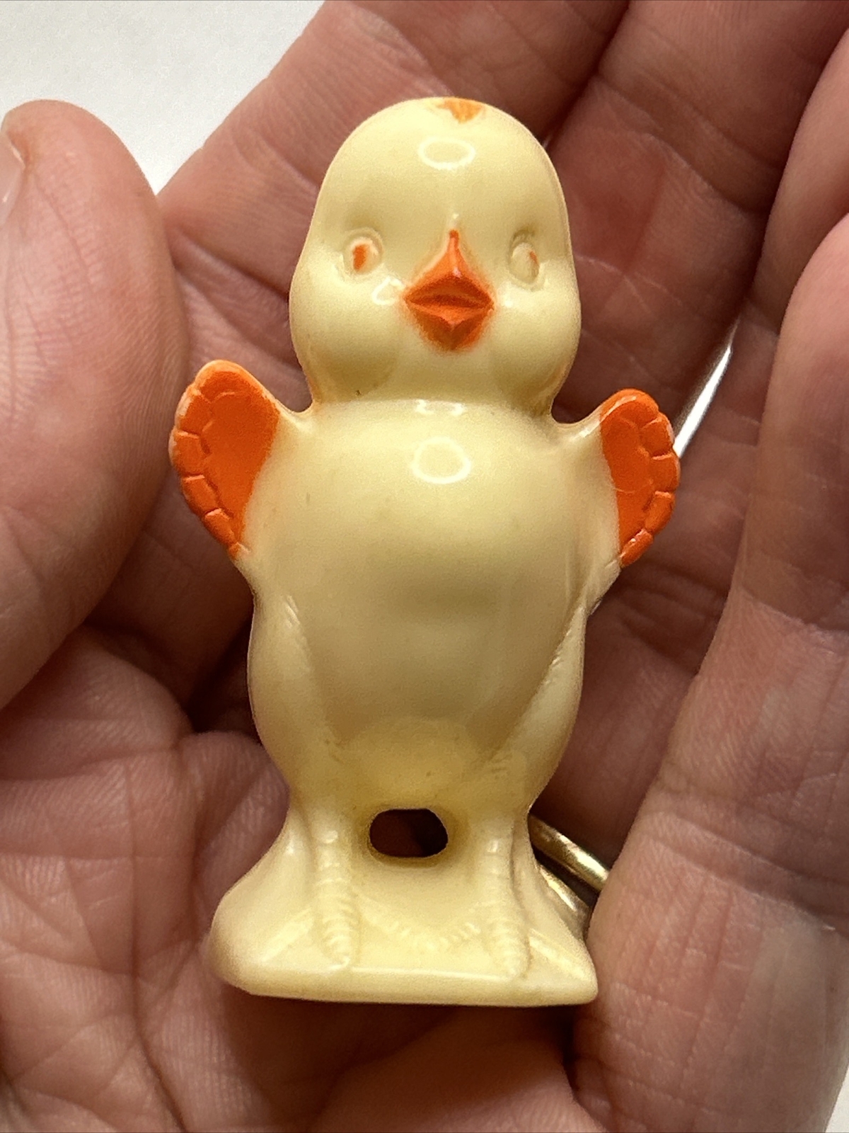 VTG 1950S KNICKERBOCKER 2” PLASTICS YELLOW MINI EASTER CHICK 4 Sold Separately
