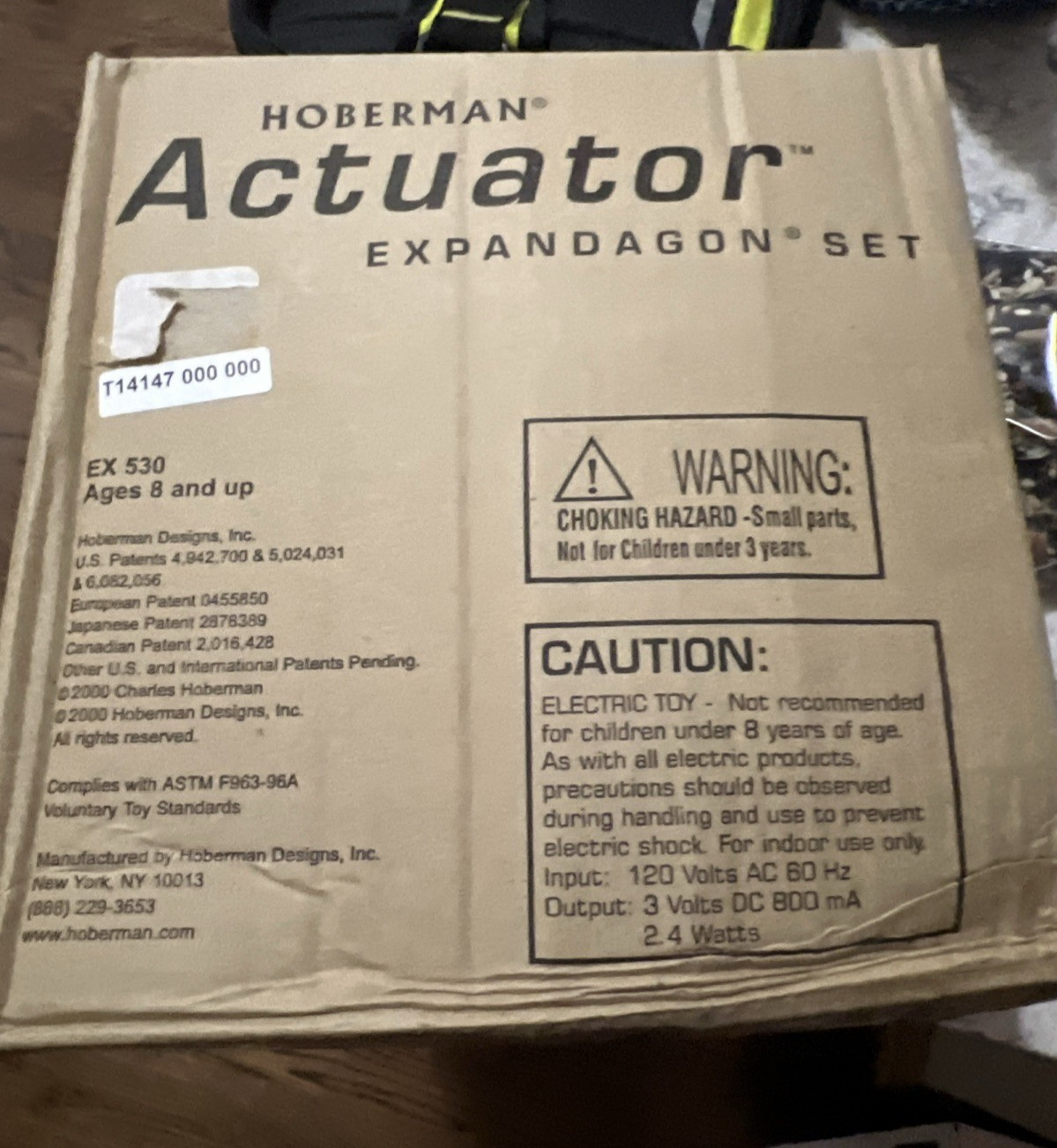 2000 Hoberman Actuator Expandagon Set Electric EX530 New Sealed
