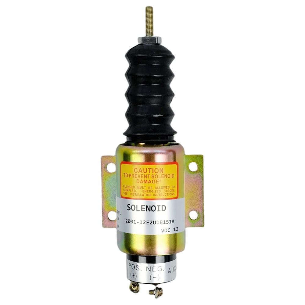 SA-2606-A 12VDC Fuel Shut Off Solenoid for Woodward Mitsubishi Mixer Truck