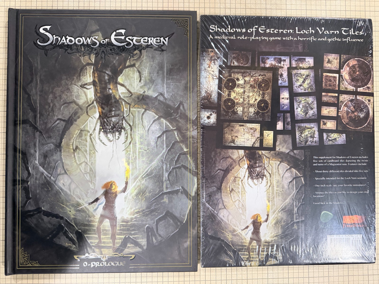 Shadows of Esteren - Prologue Kickstarter Edition (3 modules)  + Loch Varn Tiles