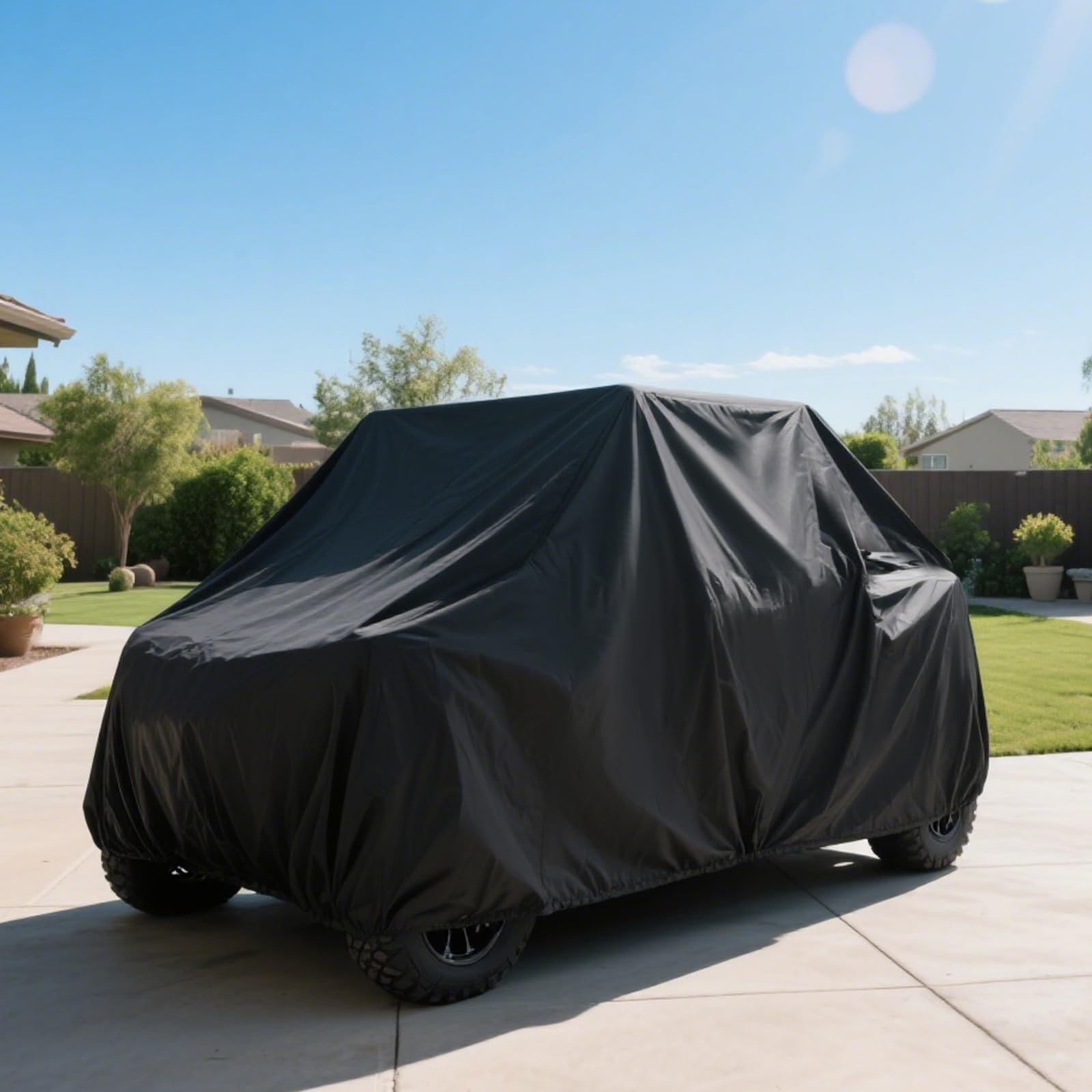 XYZCTEM UTV Cover: Waterproof 4-6 Seater, Polaris Ranger RZR Can-Am, 158"x62"x75