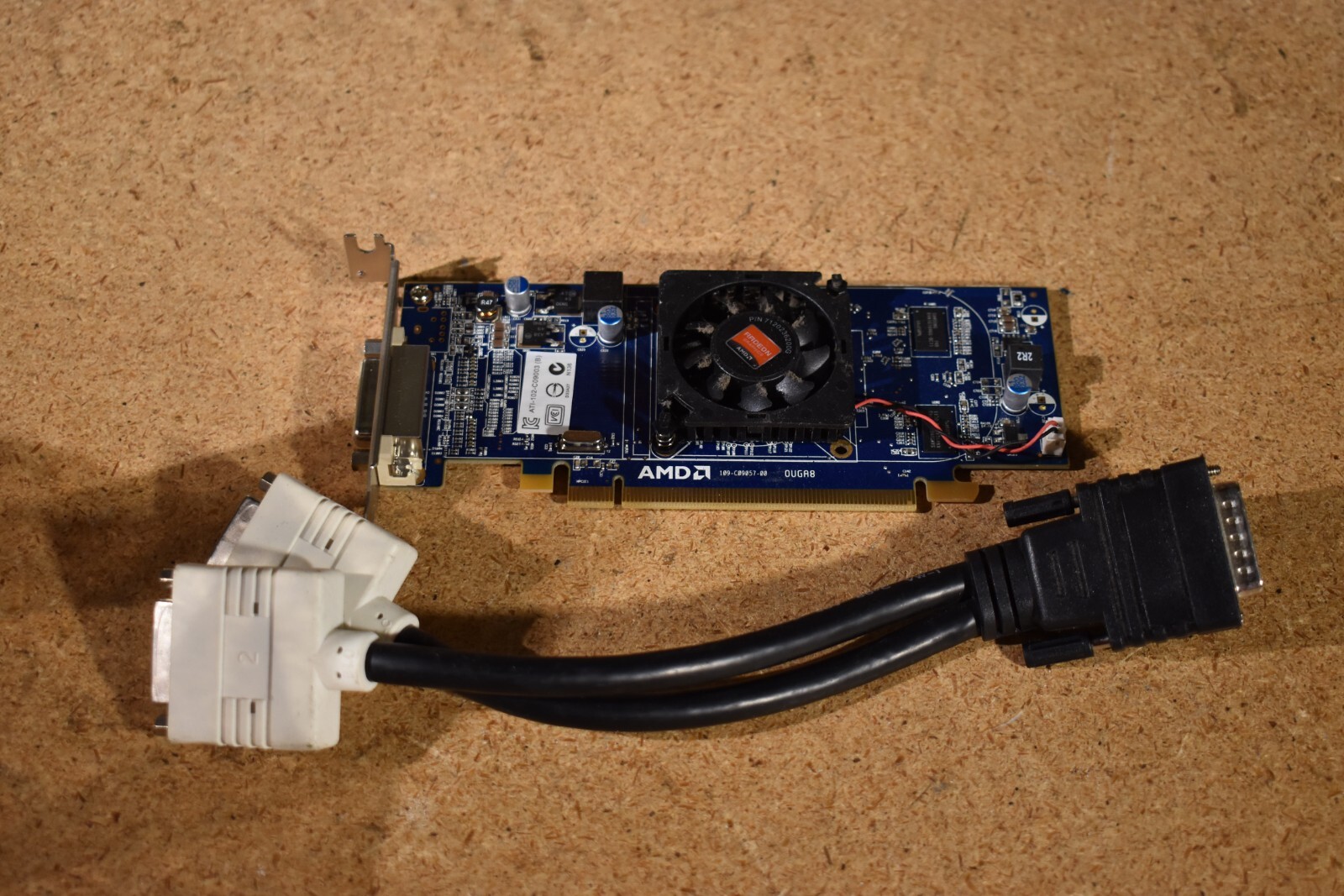Dell XF27T HFKYC AMD Radeon HD6350 Low Profile 512MB PCI-E Video Card DMS-59 DVI