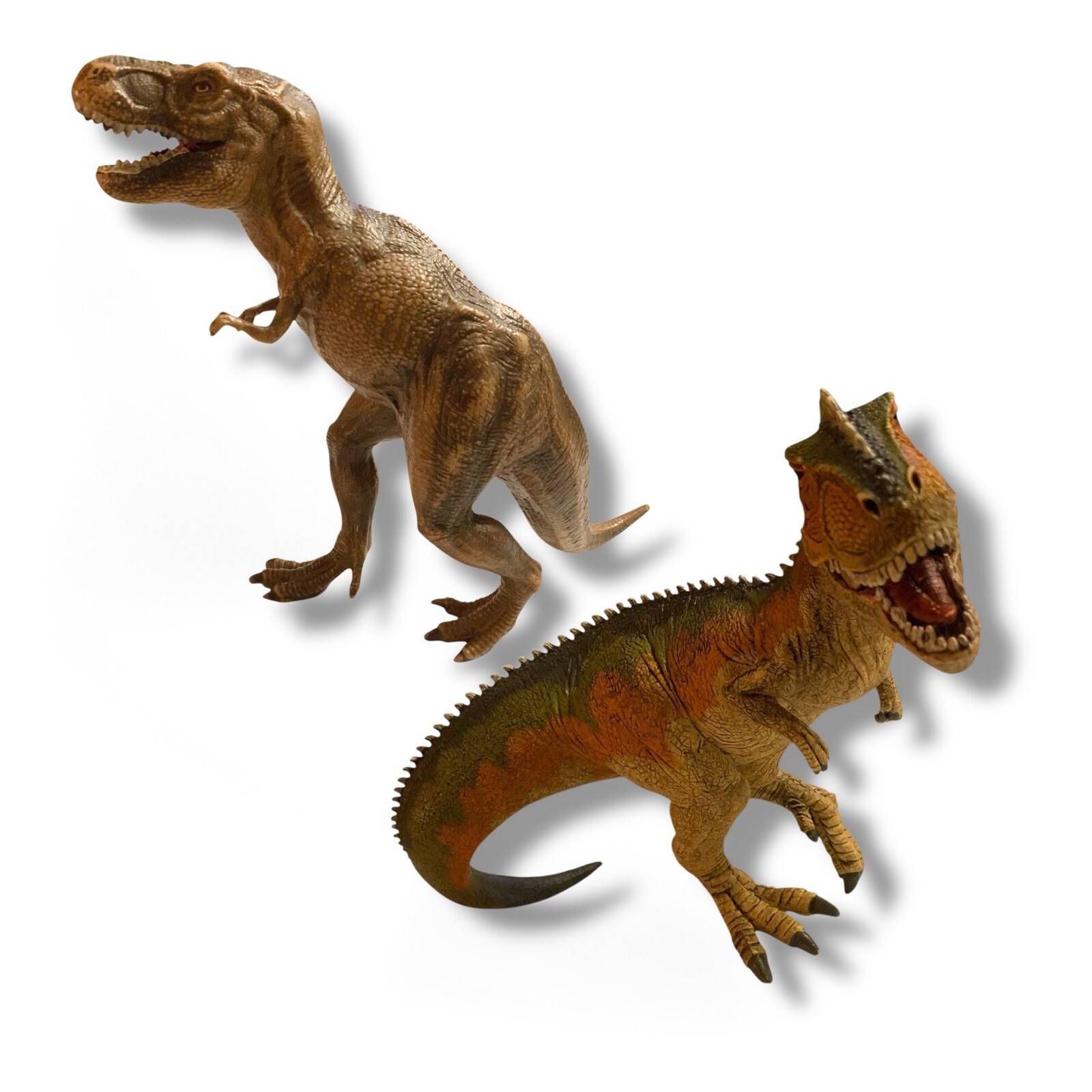 Lot of 2006 & 2014 Schleich Tyrannosaurus Rex Toy Dinosaur Figure Jurassic T-Rex