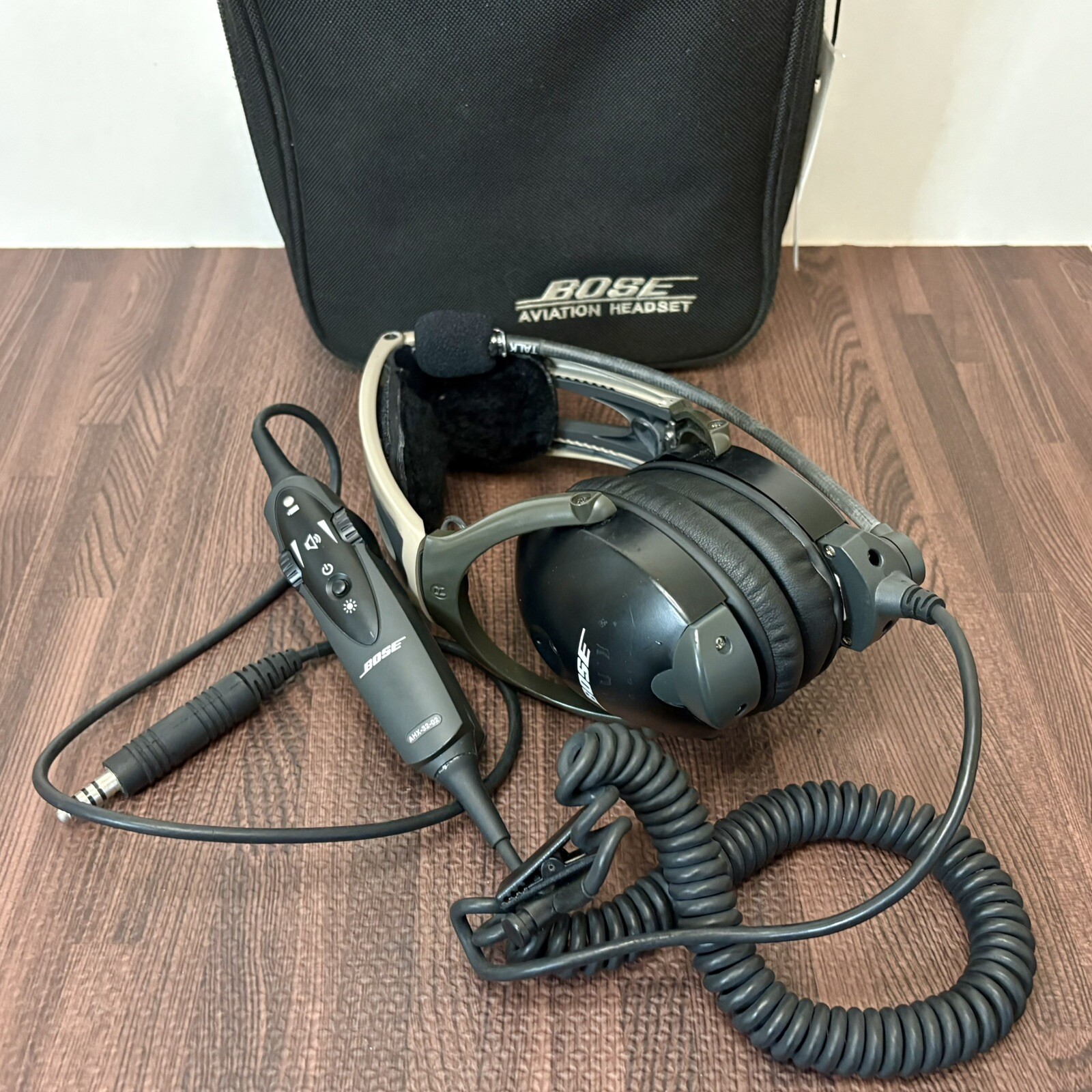 Bose A10 X AHX-32-02 ANR Headset With Single Military Helicopter Plug