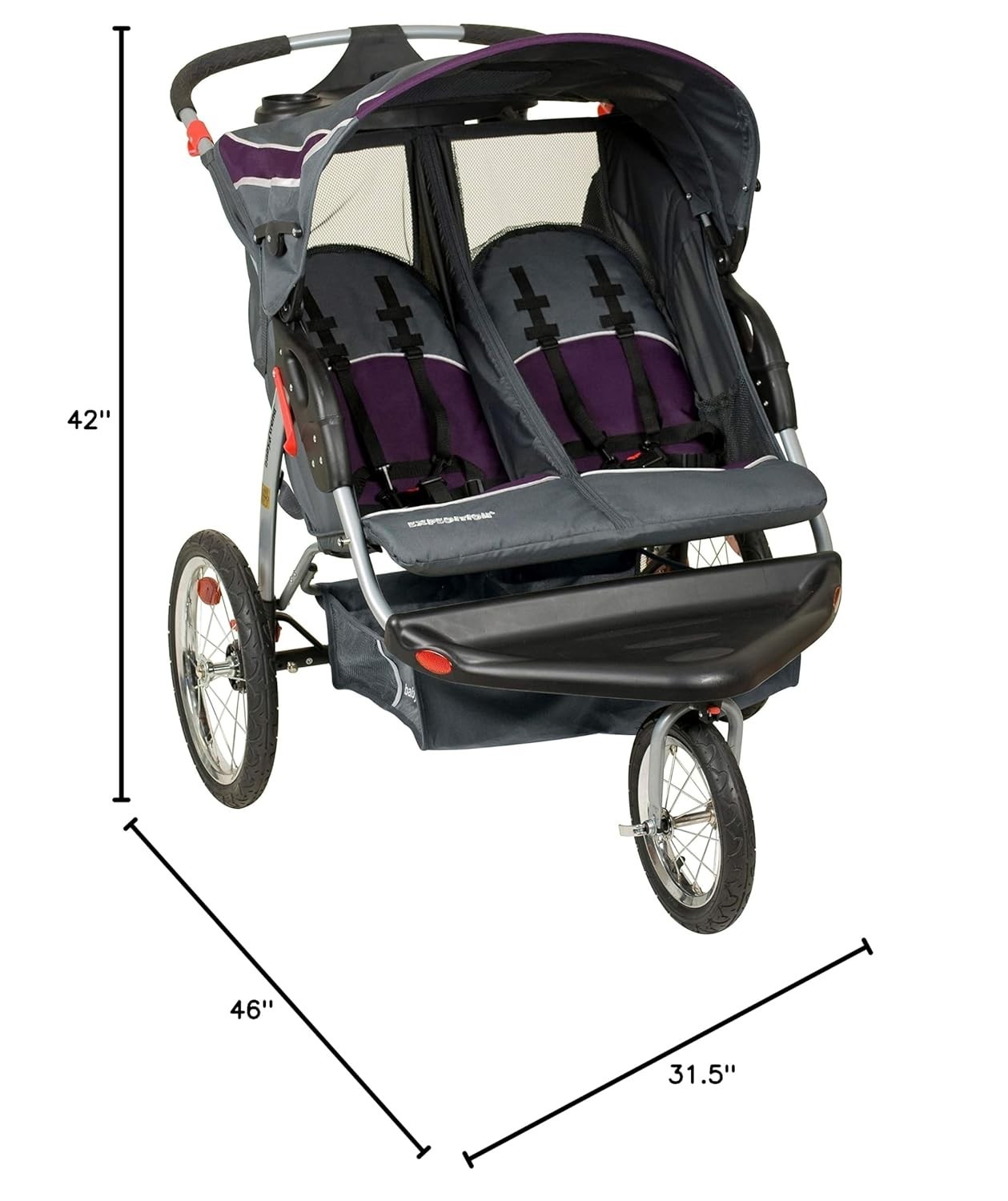 Expedition Double Jogger Stroller, Griffin
