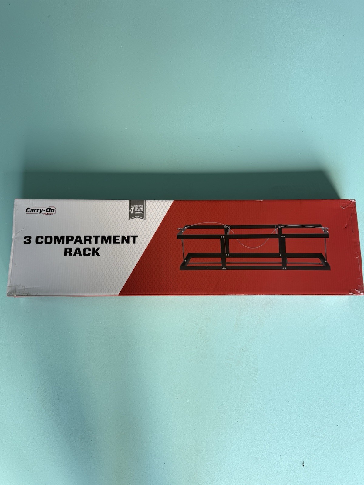 Carry-On 3 Piece Compartment (Gas can) Trailer Rack