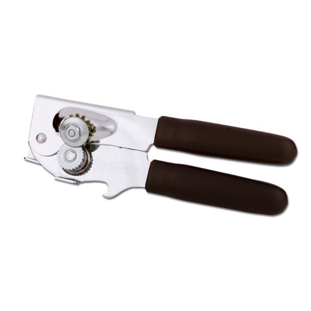 Swing-A-Way 709BK Plated Hardened Steel Black Comfort Grip Can Opener 7 L in.