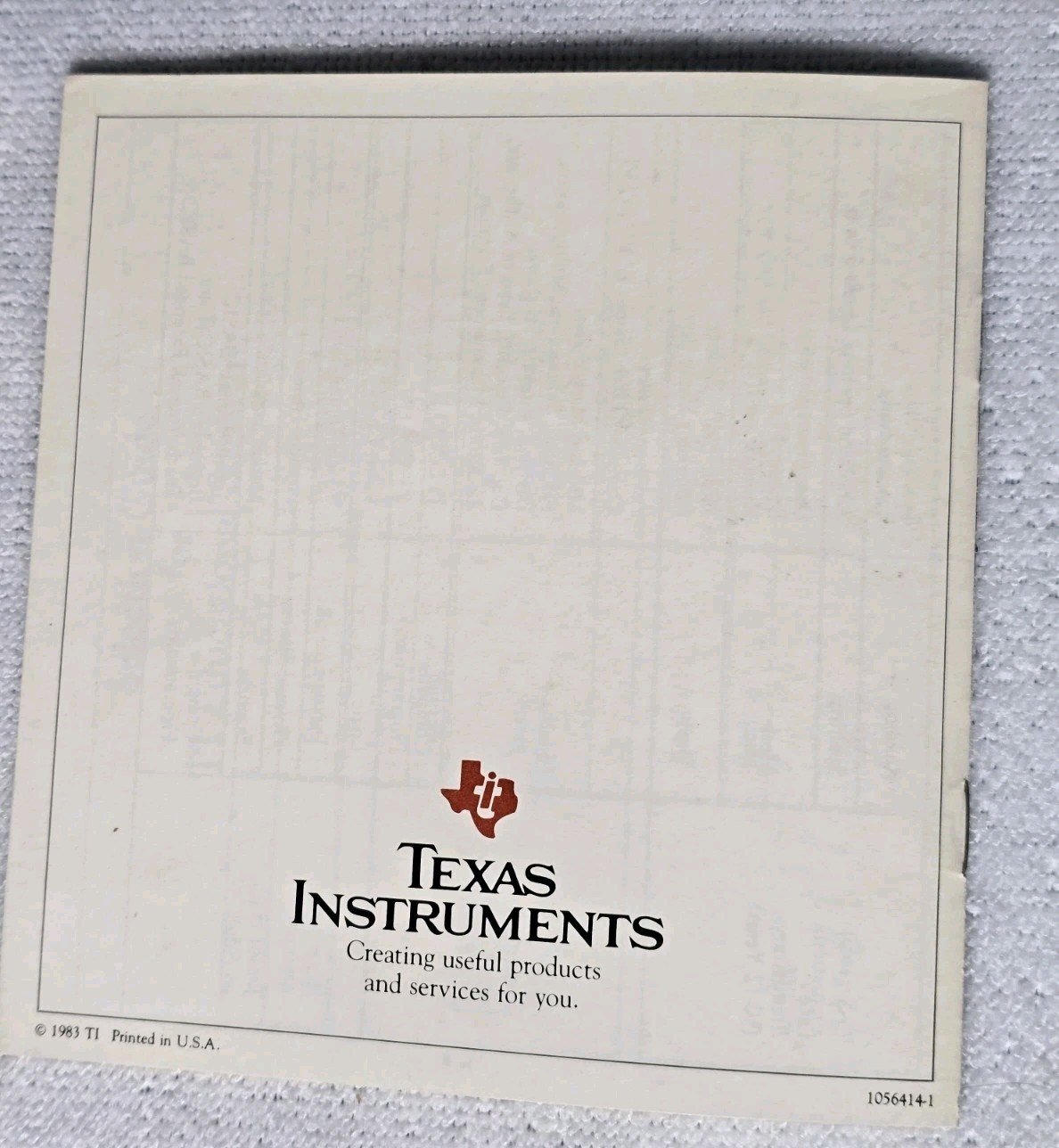 Vintag 1983 Texas Instruments Home Computer Program Library Ti99/4A Brochure 31p