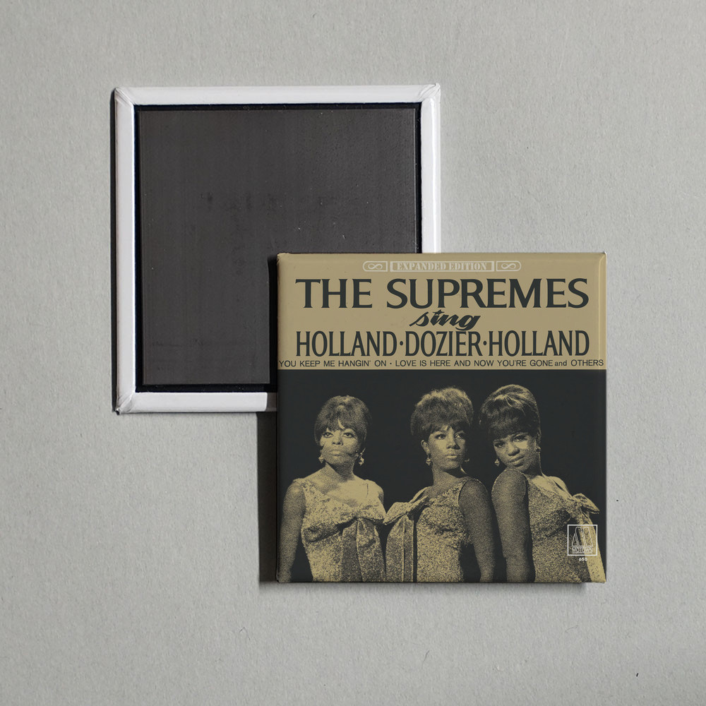 The Supremes - The Supremes Sing Holland - Dozi Album Cover Locker Fridge Magnet