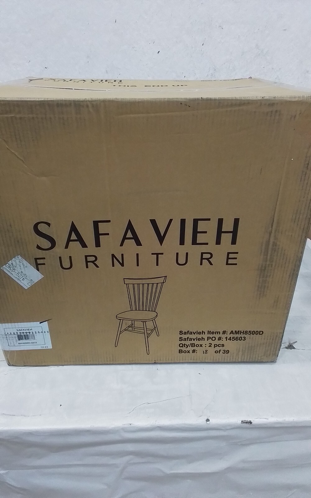 Safavieh PARKER SPINDEL SIDE CHAIR, Reduced Price 2172733769 AMH8500D