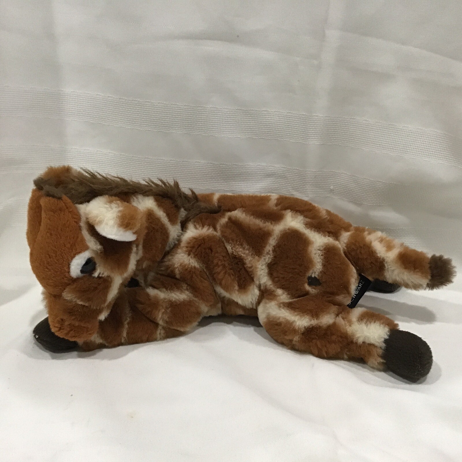 FAO Schwarz Sitting Baby Giraffe Plush Stuffed Animal Toy 13''