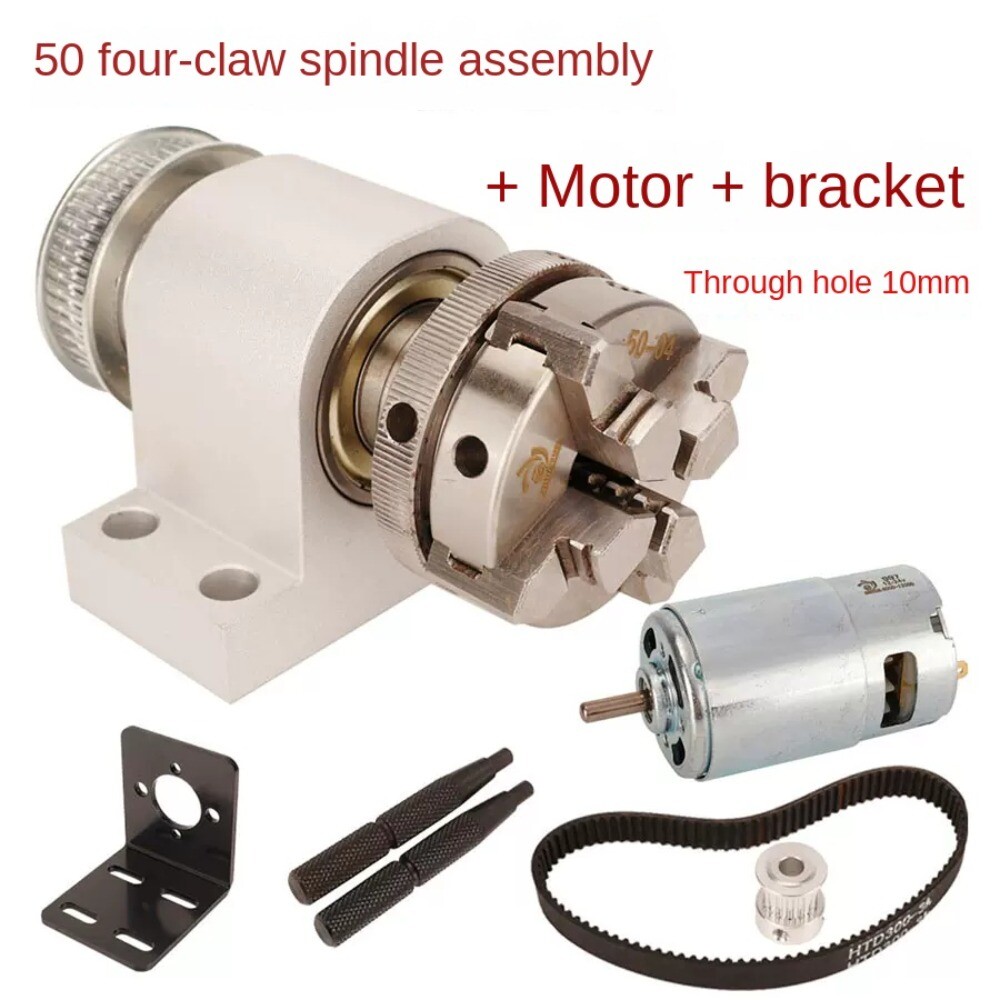50/65/80 Chuck Spindle Assembly, Self-made Mini Lathe, Buddha Bead Machine