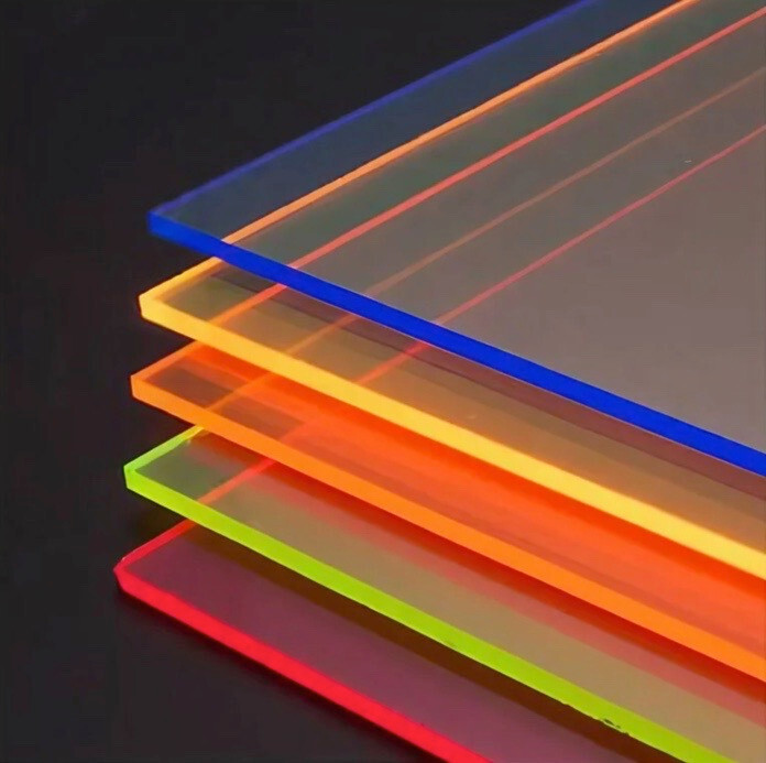 Acrylic Plexiglass Fluorescent Plastic Neon Sheet You Pick The Size, Color