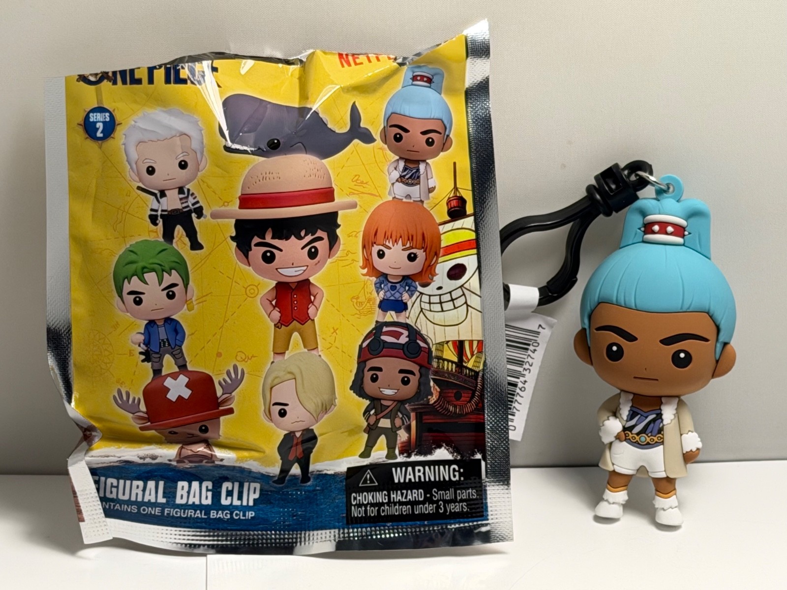 2026 Monogram Netflix Live Action One Piece Miss Wednesday Clip Keychain Ser. 2