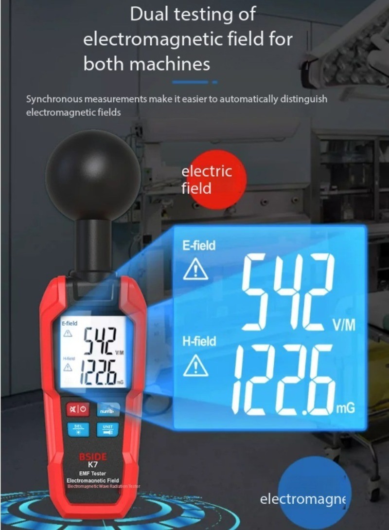 K7 Digital Electromagnetic Radiation Meter Electromagnetic Radiation Detector