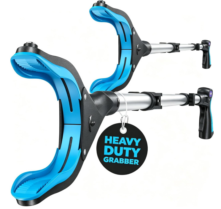 Pinzas Recogedoras 40" Pack de 2 Plegables con Imán y Giro 360°. Nuevo