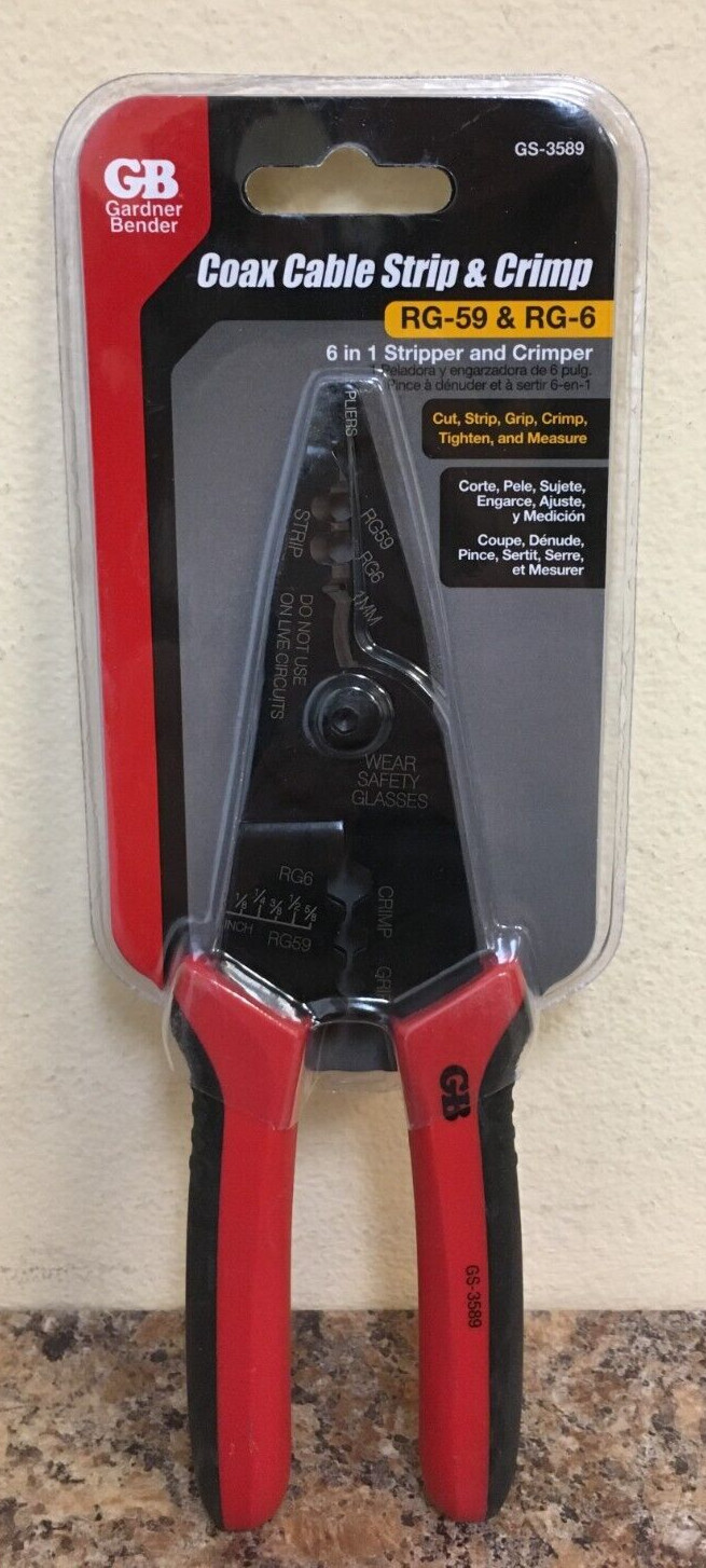 Gardner Bender GS-3589 Coaxial Stripper
