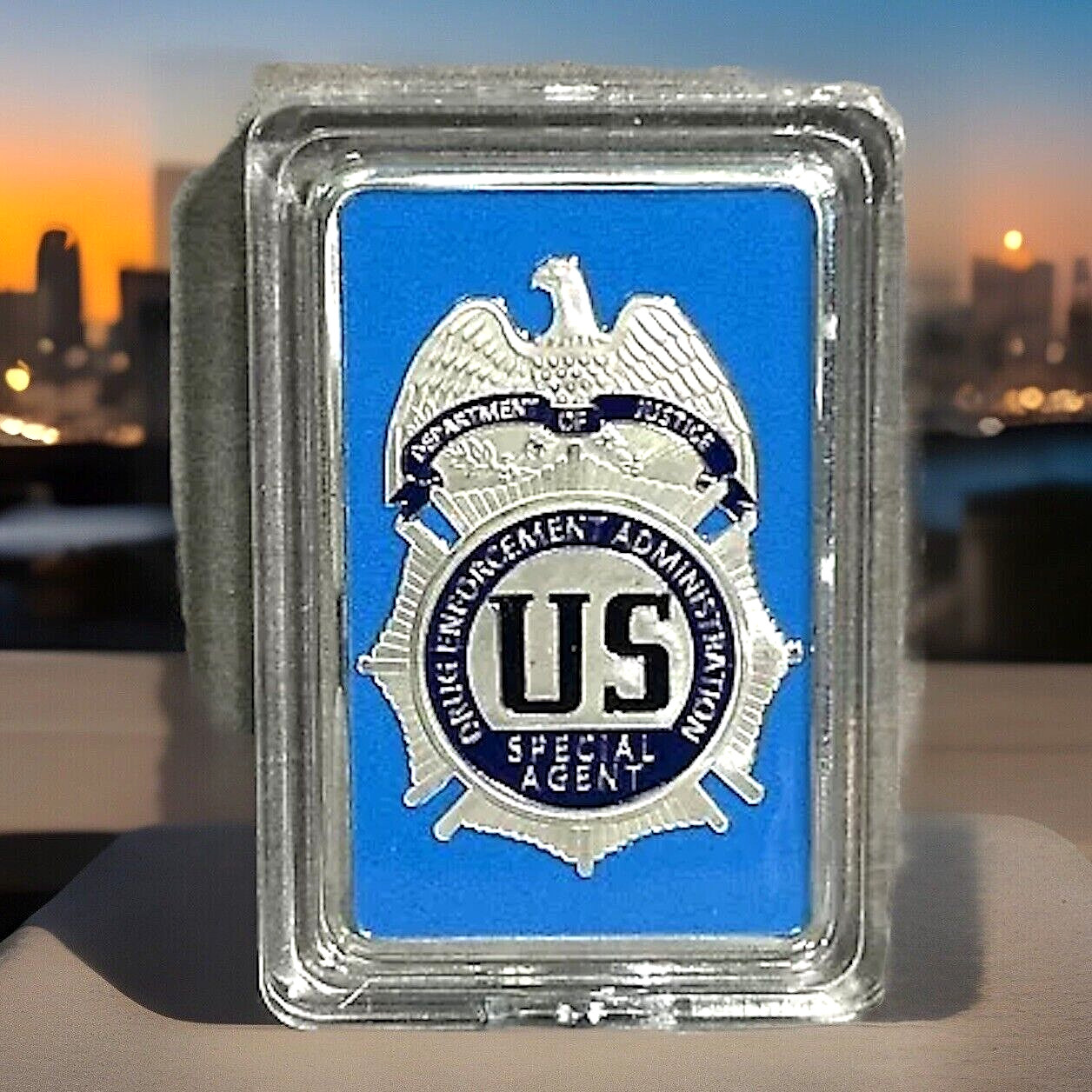 Challenge Coin Bar DEA US DRUG ENFORCEMENT AGENCY Special Agent USA