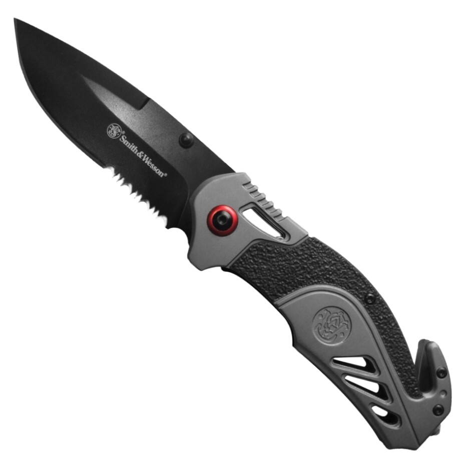 Smith & Wesson 1100038 Black Linerlock Assisted EDC Folding Knife Pocket Folder