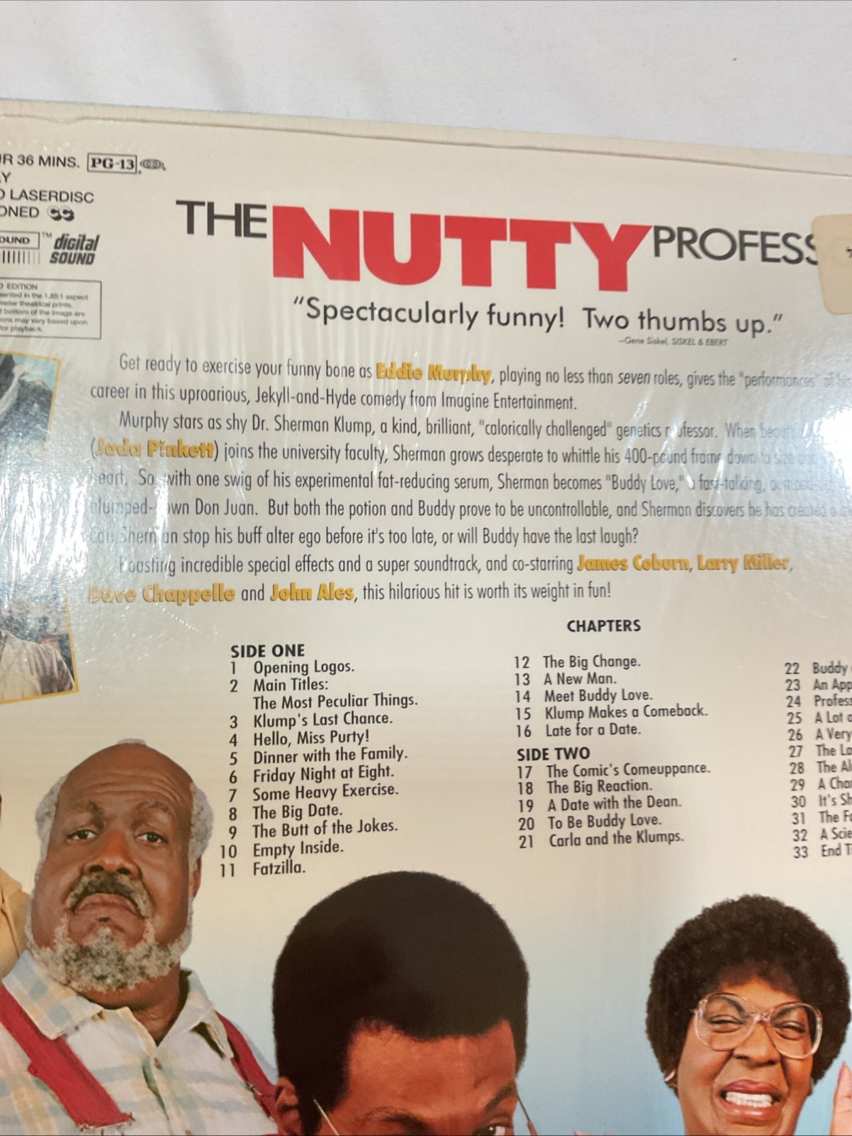 Eddie Murphy THE NUTTY PROFESSOR Digital Laserdisc Letterboxed Edition MCA