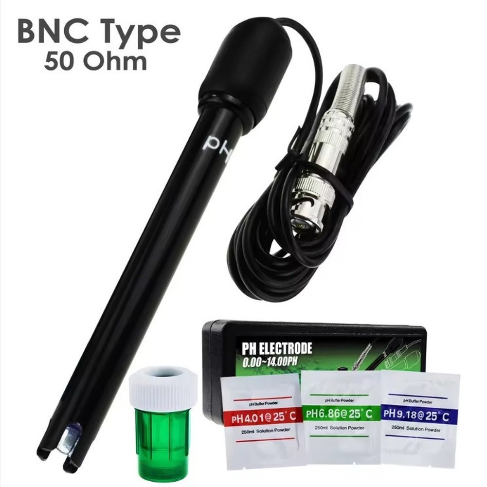 Replaceable For pH Electrode with BNC Connector for For pH Meters Pools Labs