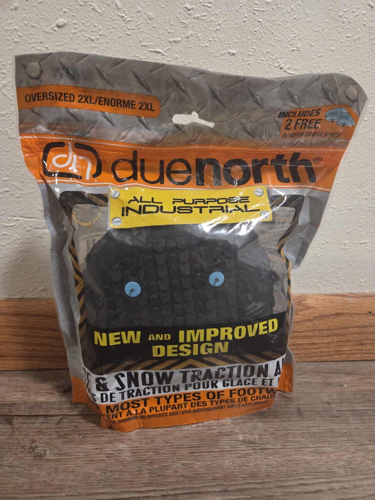 Due North V3550370-2Xl Traction Device, Heel Coverage, Pull-On, Tungsten