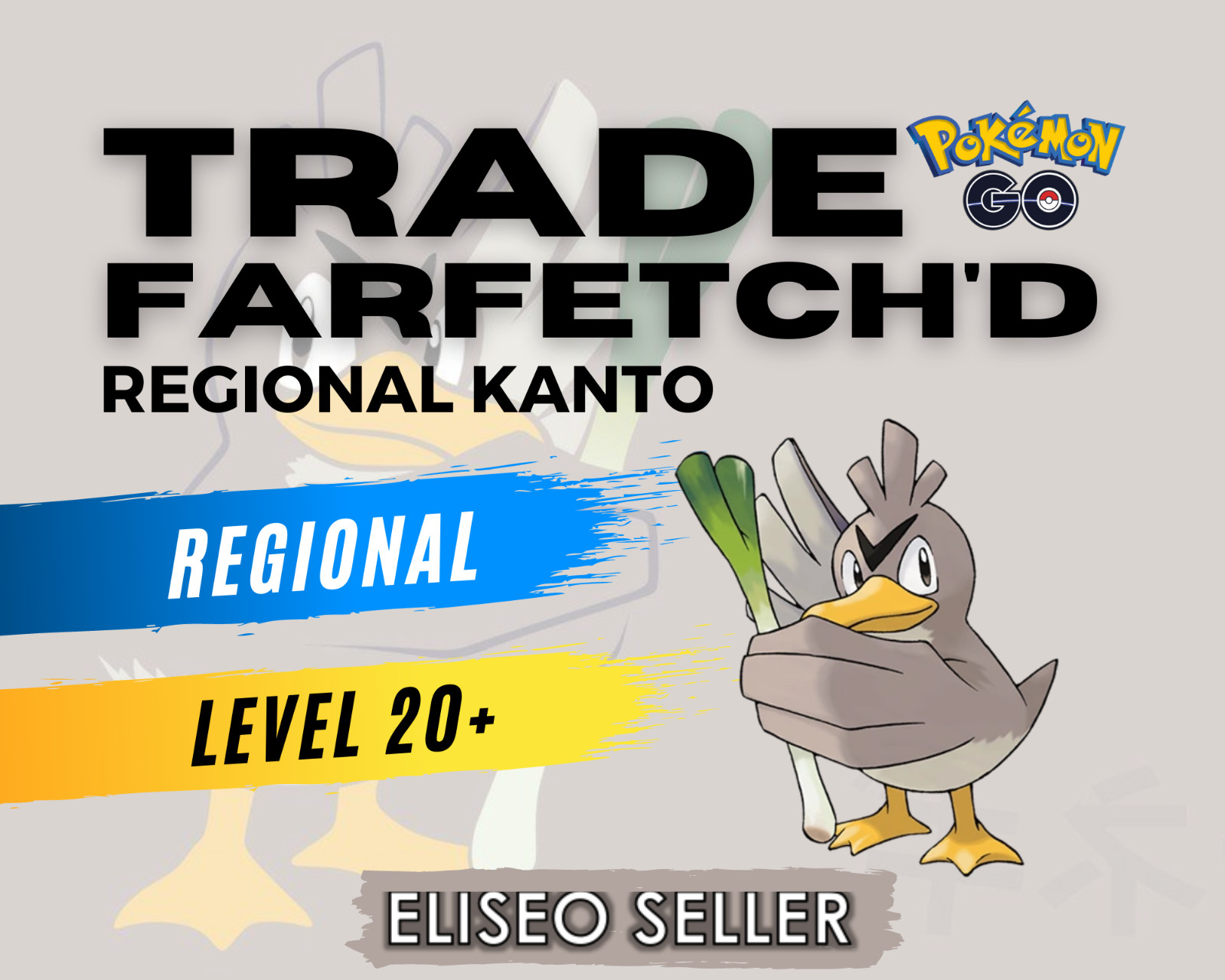 Pokemon Farfetch'd GO - Regional Kanto