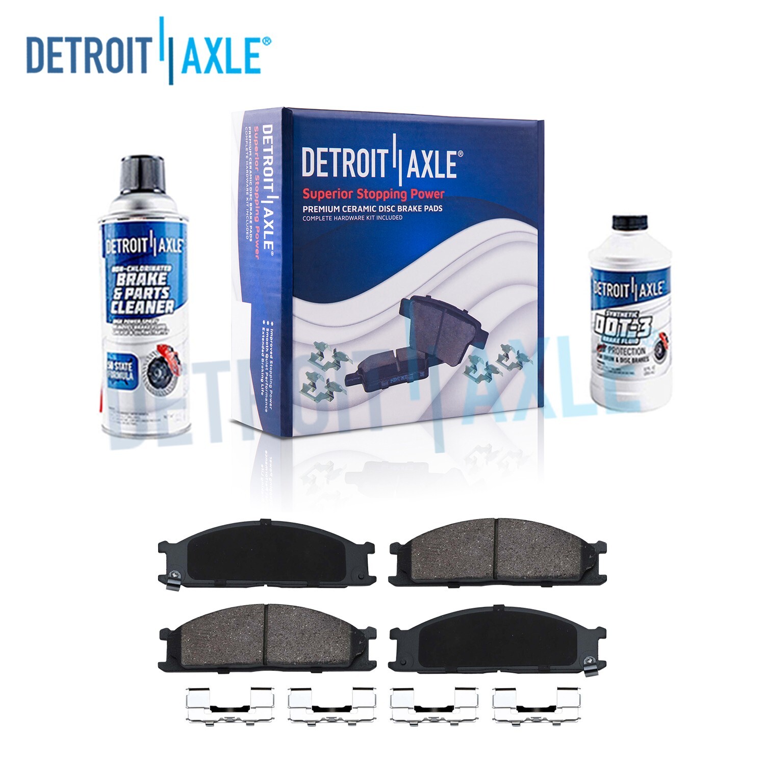 4pc Front Ceramic Brake Pads for Nissan 720 D21 Frontier Pathfinder Subaru SVX