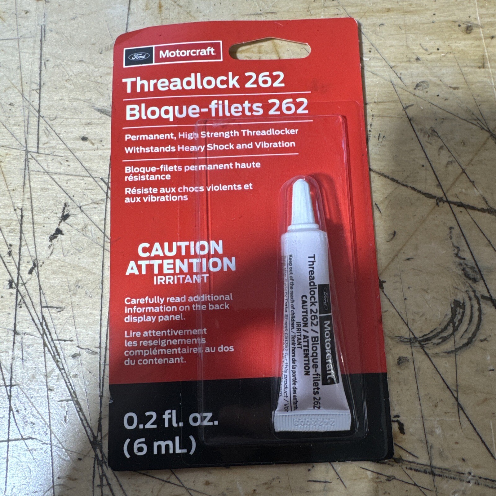 Motorcraft TA-26 Threadlock 262 (0.2) Fluid Oz.