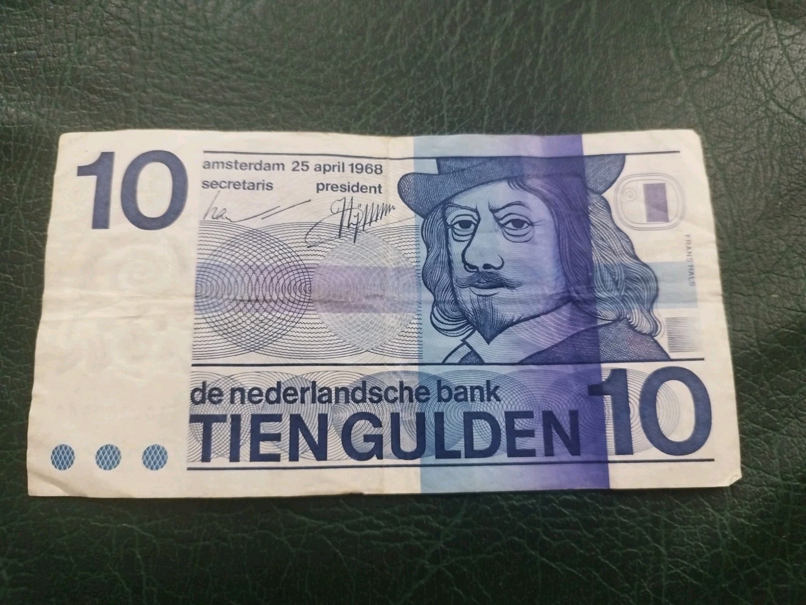 Netherlands 10 Gulden 1968